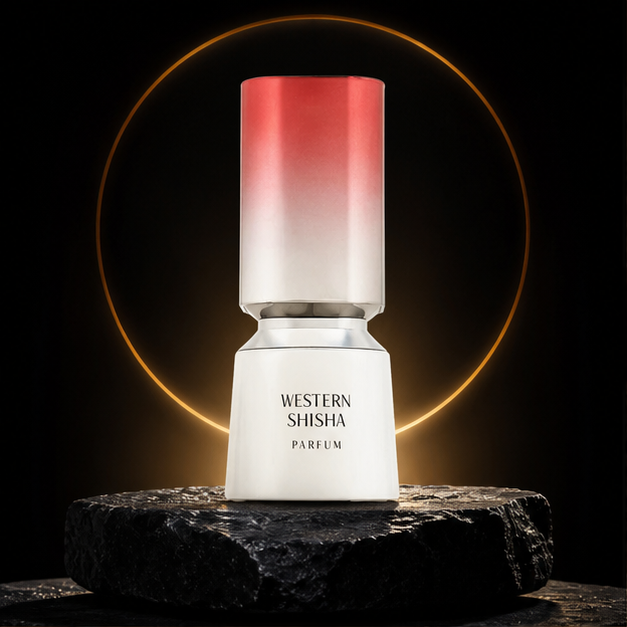Western Shisha — French Avenue em cenário editorial premium preto e dourado