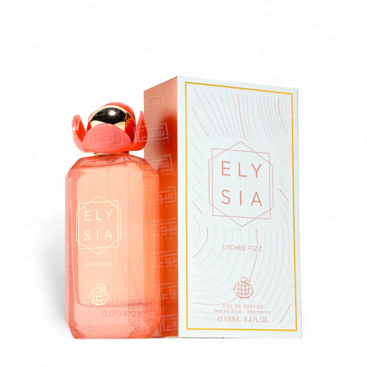 Elysia Lychee Fizz — Fragrance World — frasco do perfume
