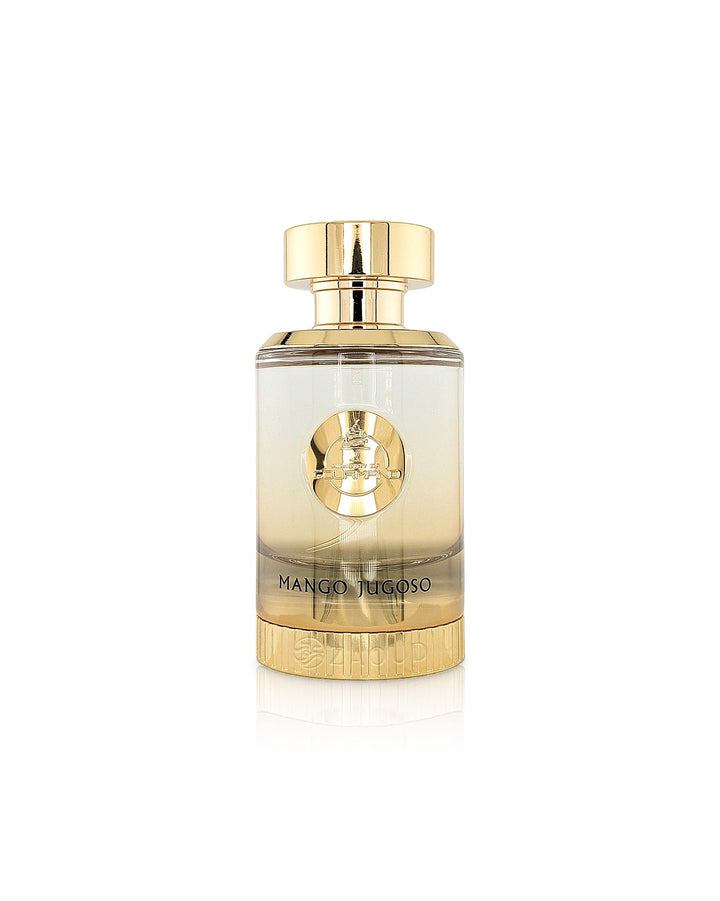 Mango Jugoso — Paris Corner — frasco do perfume em fundo branco