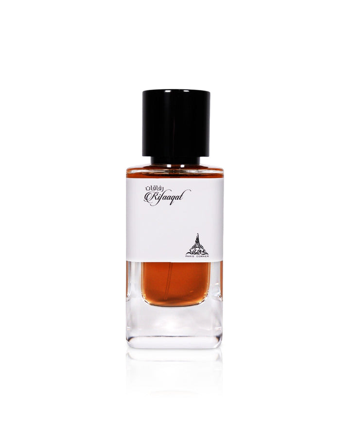 Rifaaqat — Paris Corner — frasco do perfume em fundo branco