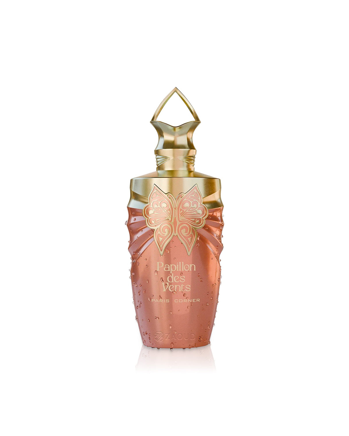Papillon Des Vents — Paris Corner — frasco do perfume em fundo branco