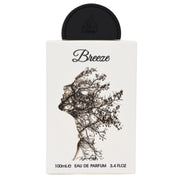 Breeze — Lattafa — frasco do perfume em fundo branco