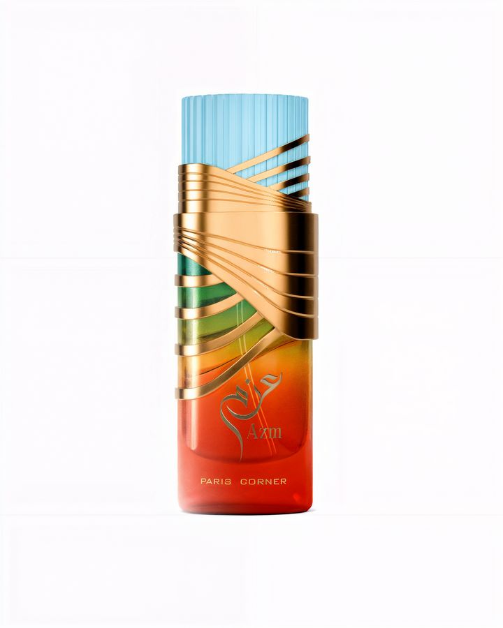 AZM — Paris Corner — frasco do perfume em fundo branco