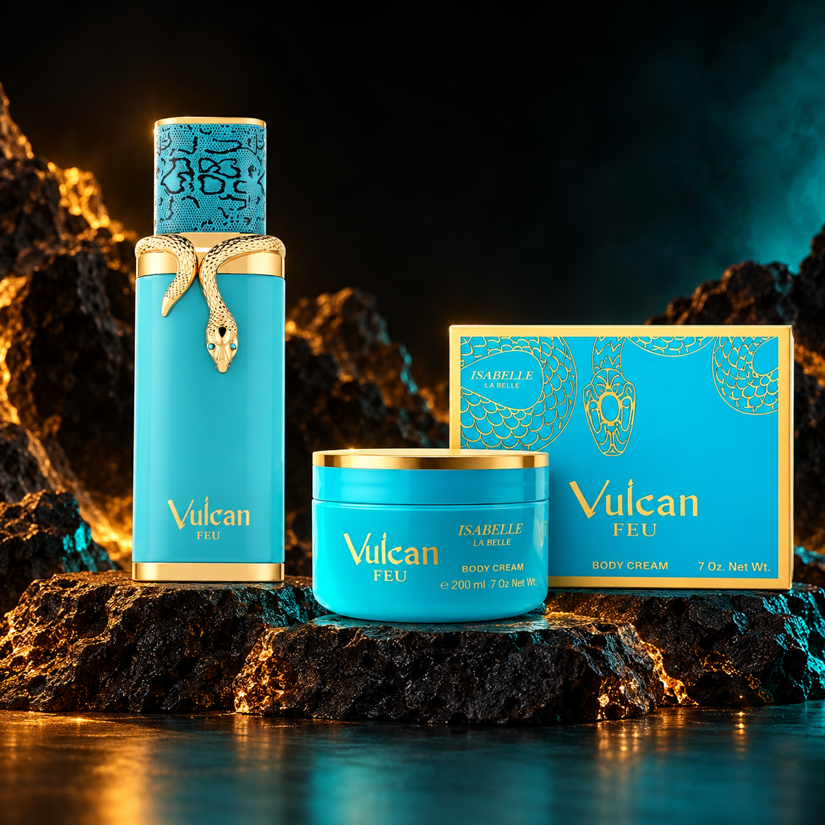 Bundle Vulcan Feu — Perfume + Creme Corporal