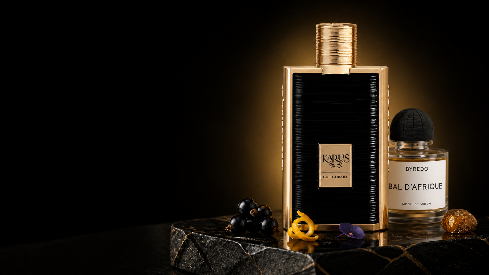Karus Gold Absolu Khadlaj ao lado de Bal d’Afrique Absolu