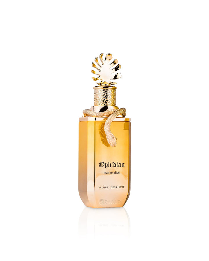 Ophidian Mango Bliss — Paris Corner — frasco do perfume em fundo branco
