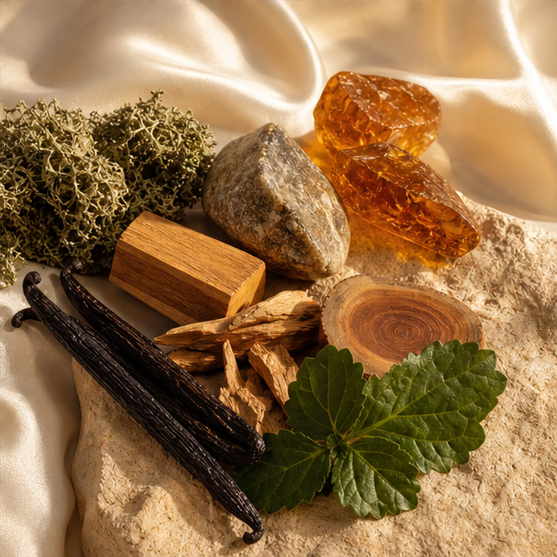 Notas de fundo de Bade'e Al Oud Noble Sublime — Lattafa