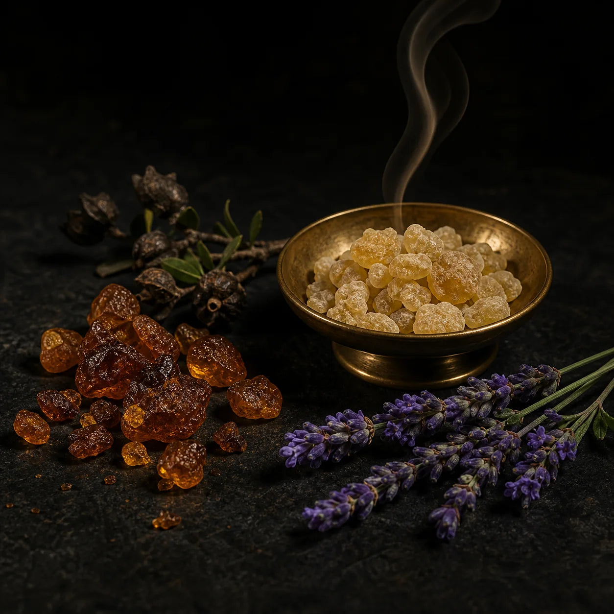 Ládano, incenso e lavanda, notas de coração de Icon