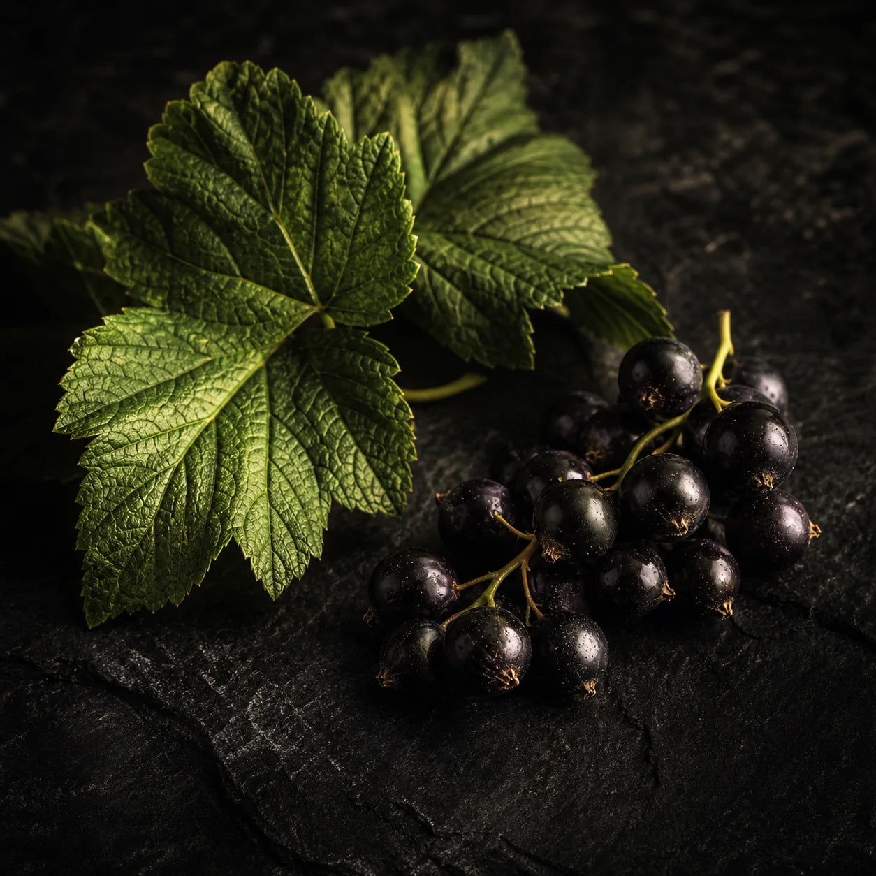 Patchouli e groselha-preta, notas de fundo de Ria