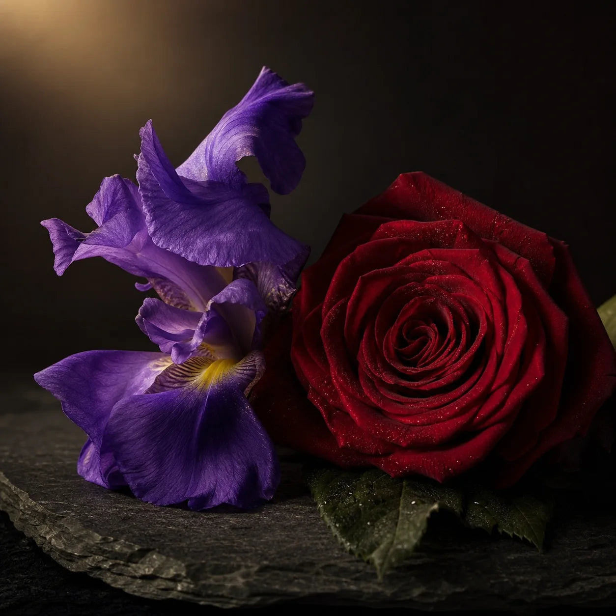 Íris e rosa, notas de coração de Wow Oud